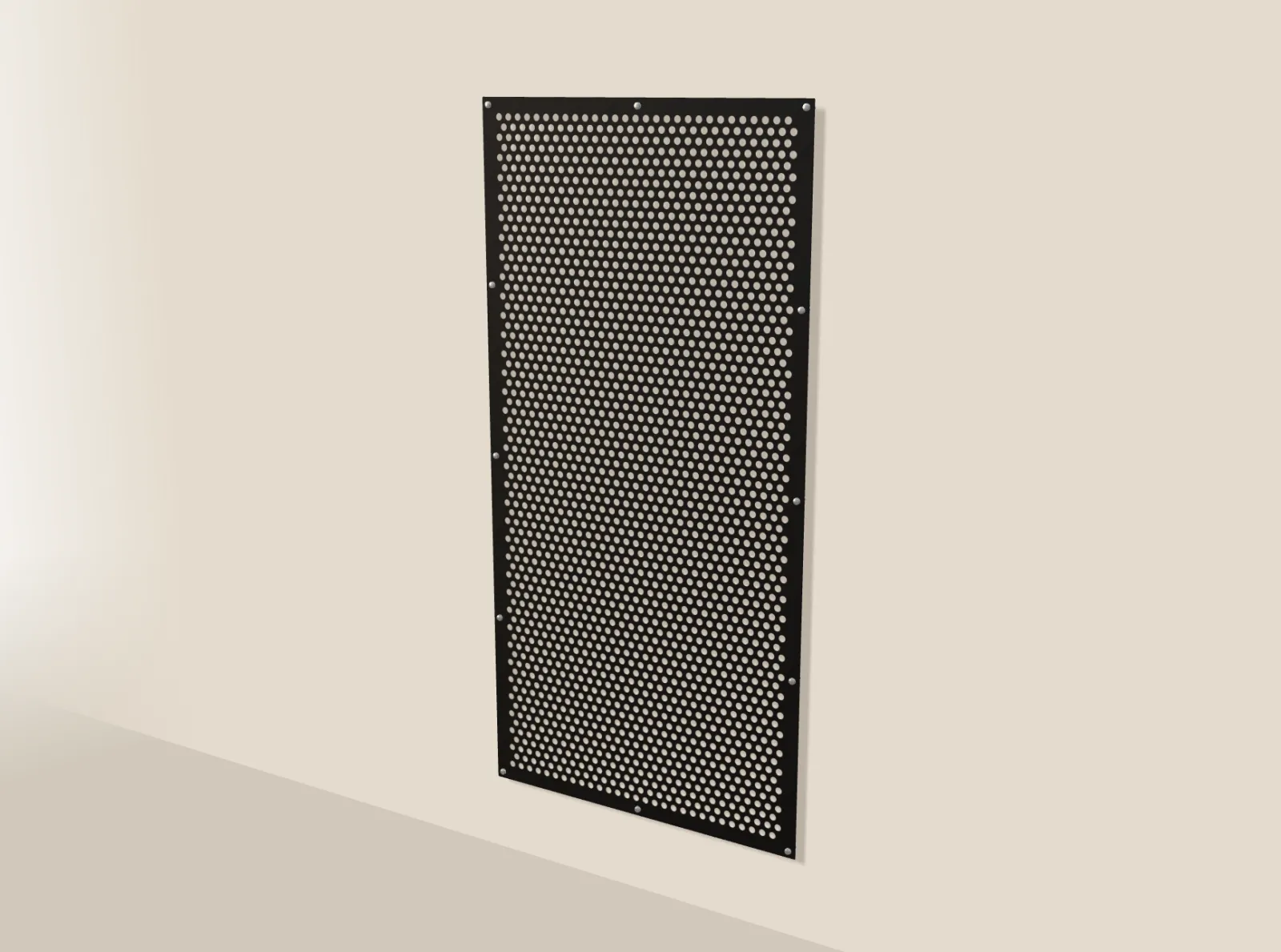 The live perforated panels configurator